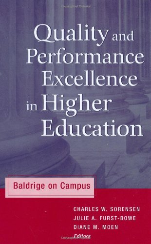 Stock image for Quality and Performance Excellence in Higher Education: Baldrige on Campus for sale by HPB-Ruby