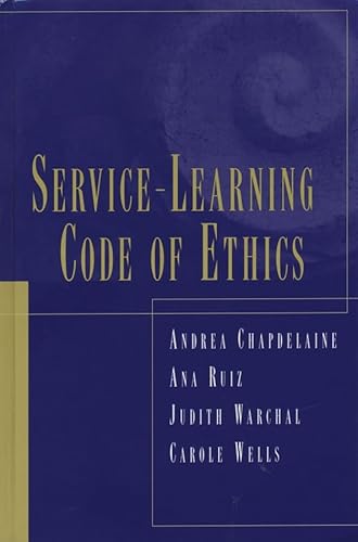 Beispielbild fr Service-Learning Code of Ethics zum Verkauf von HPB-Red