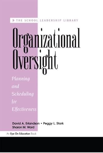 Imagen de archivo de Organizational Oversight a la venta por Blackwell's