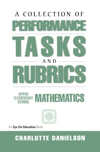 Stock image for A Collection of Performance Tasks and Rubrics: Upper Elementary Mathematics for sale by Better World Books