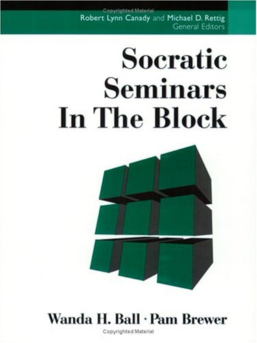Stock image for Socratic Seminars in the Block for sale by Better World Books: West