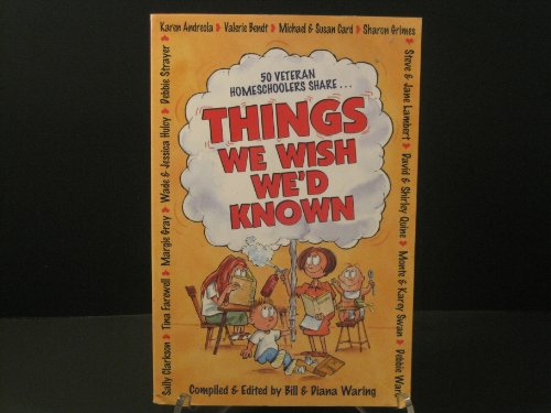 Stock image for Things We Wish We'd Known for sale by The Unskoolbookshop