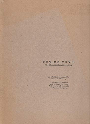 9781883015008: Out of Town, the Williamsburg Paradigm