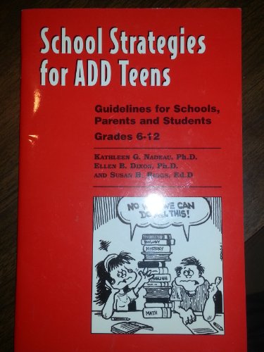 Stock image for School Strategies for Add Teens for sale by Wonder Book