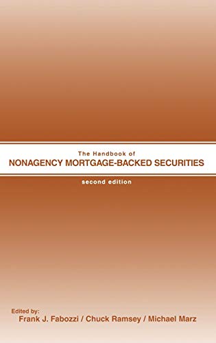 Stock image for The Handbook of Nonagency Mortgage-Backed Securities: 62 (Frank J. Fabozzi Series) for sale by WorldofBooks