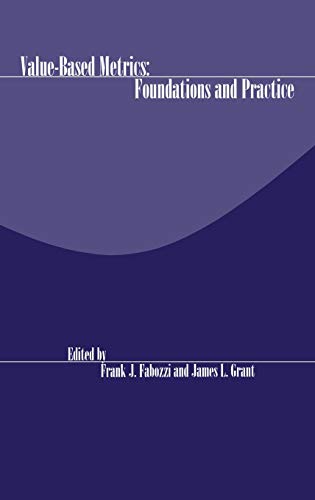 Imagen de archivo de Value-Based Metrics: Foundations and Practice (Frank J. Fabozzi) a la venta por medimops