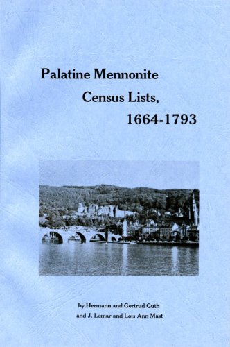 Stock image for Palatine Mennonite Census Lists, 1664-1793 for sale by Front Cover Books