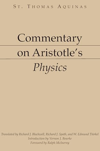 Imagen de archivo de Commentary on Aristotle's Physics [Aristotelian Commentary Series] a la venta por Kennys Bookshop and Art Galleries Ltd.