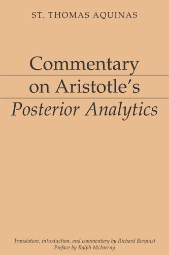 9781883357788: Commentary on Aristotle's Posterior Analytics