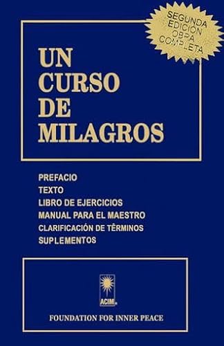 Stock image for Un Curso De Milagros, De Foundation For Inner Peace. Editorial Foundation For Inner Peace, Tapa Blanda En Espa ol, 2015 for sale by Juanpebooks