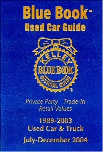 9781883392512: Kelley Blue Book Used Car Guide: Consumer Edition 1989-2003 Models
