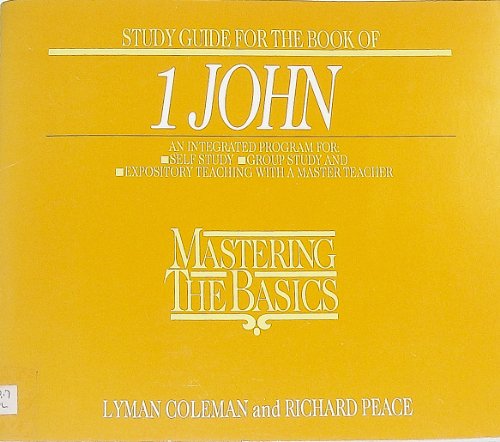 Imagen de archivo de 1 John (Mastering the Basics) a la venta por Hawking Books