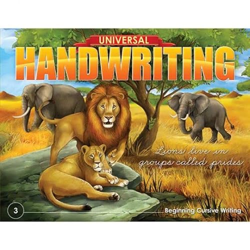Beispielbild fr Universal Handwriting: Beginning Cursive Writing (Grade 3) zum Verkauf von Goodwill Books