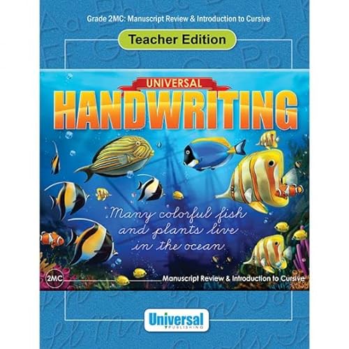 9781883421588: Universal Handwriting: Manuscript Review & Introduction to Cursive Teacher Edition (Grade 2MC)