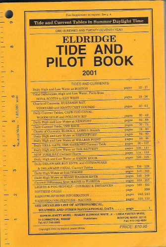 Stock image for Eldridge Tide and Pilot Book 2001 for sale by Best and Fastest Books