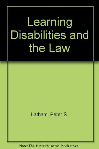 9781883560027: Learning Disabilities and the Law