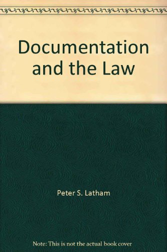 Stock image for Documentation and the Law : For Professionals Concerned with ADD/LD and Those They Serve for sale by The Unskoolbookshop