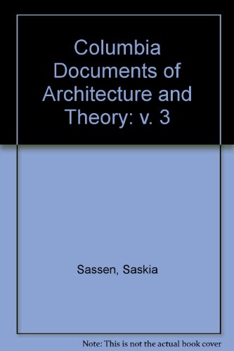 Columbia Documents of Architecture and Theory (9781883584009) by Tschumi, Bernard