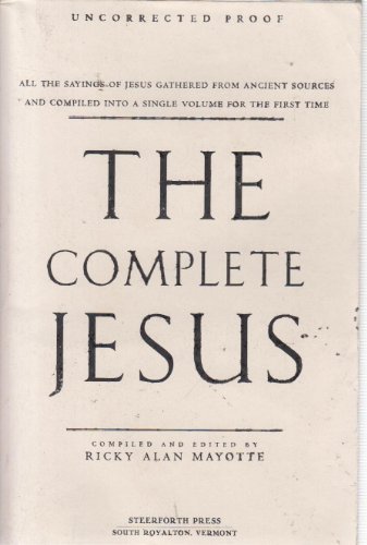 Stock image for The Complete Jesus for sale by SecondSale