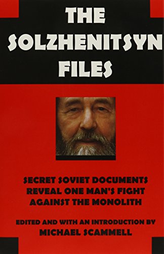 Beispielbild fr The Solzhenitsyn Files : Secret Soviet Documents Reveal One Man's Fight Against the Monolith zum Verkauf von Better World Books
