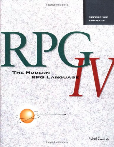 Stock image for The Modern RPG IV Language Reference Summary for sale by ThriftBooks-Atlanta