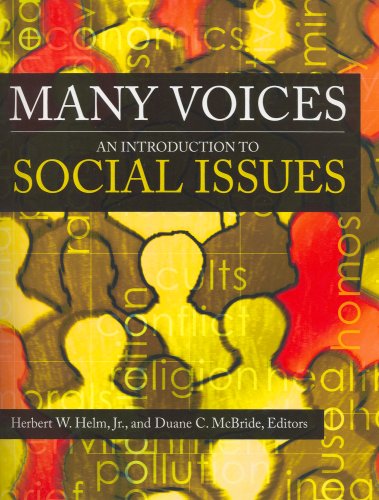 Imagen de archivo de Many Voices : An Introduction to Social Issues a la venta por Better World Books