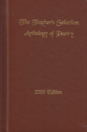 9781883931230: The Teacher's Selection Anthology of Poetry 200 Edition Volume VI