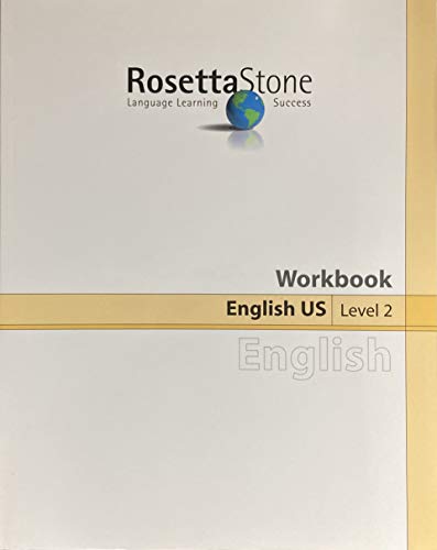 Stock image for Rosetta Stone English (US) Student Workbook Level 2 for sale by Better World Books: West