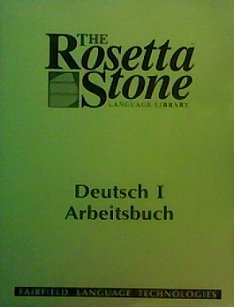 Imagen de archivo de Rosetta Stone Home School German Level 1 Workbook a la venta por Nationwide_Text