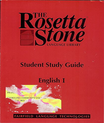 Stock image for Rosetta Stone English (US) Student Study Guide Level 1 for sale by ThriftBooks-Atlanta