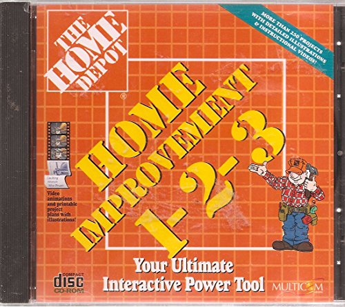 Stock image for Home Improvement 1-2-3 Your Ultimate Interactive Power Tool from Home Depot CD-ROM for Windows Macintosh for sale by GoldBooks