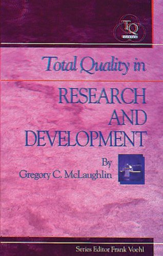 Imagen de archivo de Total Quality in Research and Development a la venta por Better World Books