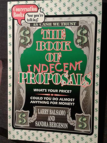 9781884057106: Book of Indecent Proposals (Conversation Books)
