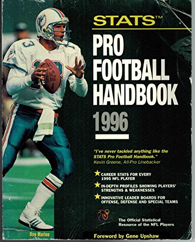 Beispielbild fr Stats 1996 Pro Football Handbook (STATS Pro Football Handbook) zum Verkauf von Wonder Book