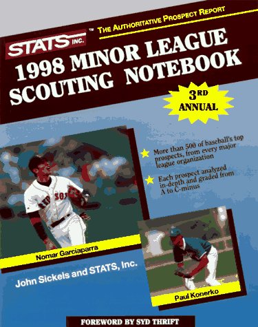 Beispielbild fr STATS Minor League Scouting Notebook, 1998 zum Verkauf von Better World Books