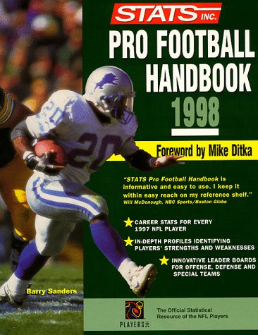 9781884064500: Stats 1998 Pro Football Handbook