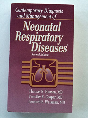 Beispielbild fr Contemporary Diagnosis and Management of Neonatal Respiratory Diseases zum Verkauf von HPB-Red