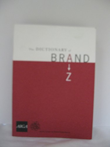 Imagen de archivo de The Dictionary of Brand a la venta por GF Books, Inc.