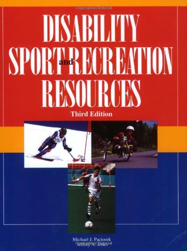 Beispielbild fr Disability Sport and Recreation Resources zum Verkauf von Better World Books