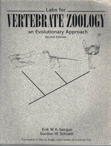 9781884125782: Labs for Vertebrate Zoology : An Evolutionary Approach, 2nd Edition