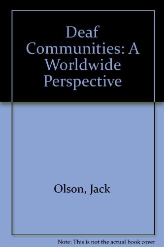 9781884362019: Deaf Communities: A Worldwide Perspective