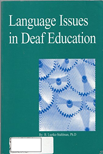 Stock image for Language Issues in Deaf Education for sale by HPB-Red
