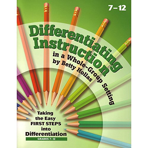 Stock image for Essential Learning Products Grades 7-12 Differentiating Instruction in a Whole-Group Setting Book Aid for sale by SecondSale