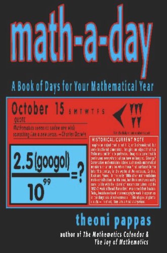 Stock image for Math-A-Day: A Book of Days for Your Mathematical Year for sale by SecondSale