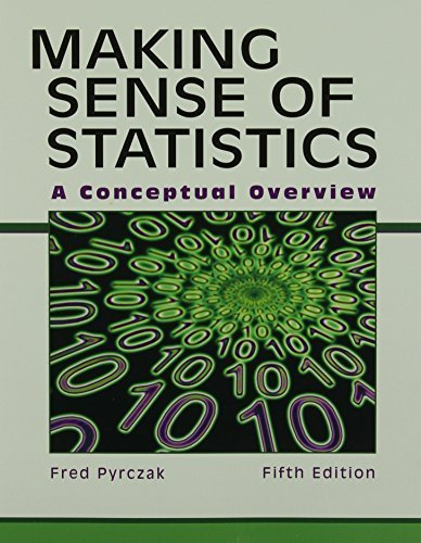 Stock image for Making Sense of Statistics : A Conceptual Overview for sale by Better World Books