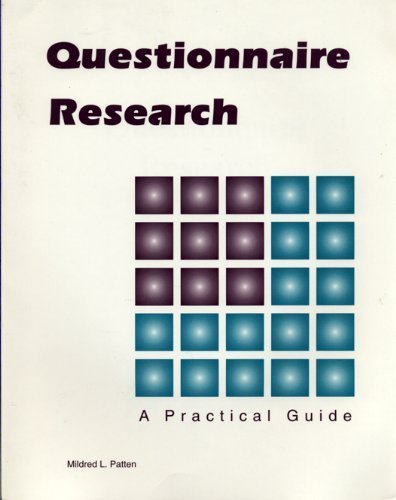 Beispielbild fr Questionnaire Research: A Practical Guide zum Verkauf von Irish Booksellers