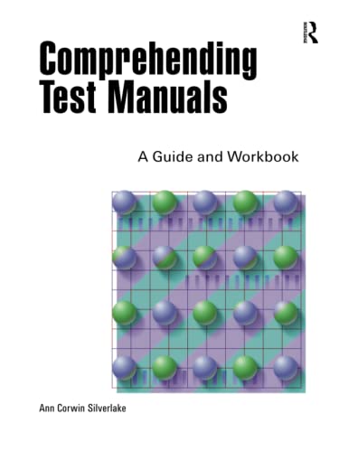 Stock image for Comprehending Test Manuals: A Guide and Workbook for sale by Chiron Media