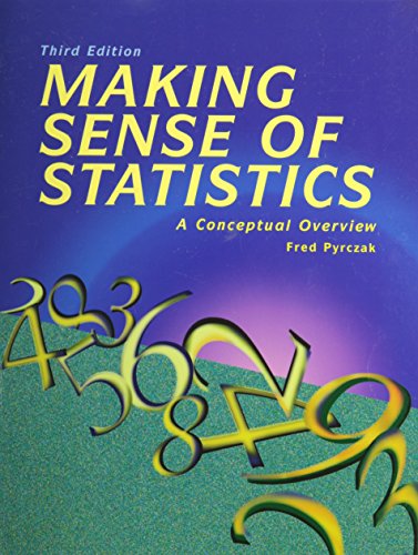 Imagen de archivo de Making Sense of Statistics: A Conceptual Overview a la venta por Wonder Book