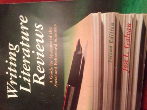 Imagen de archivo de Writing Literature Reviews: A Guide for Students of the Social and Behavioral Sciences a la venta por SecondSale