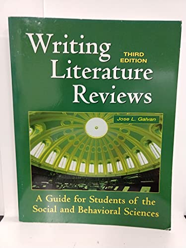 Imagen de archivo de Writing Literature Reviews: A Guide for Students of the Social and Behavioral Sciences a la venta por SecondSale